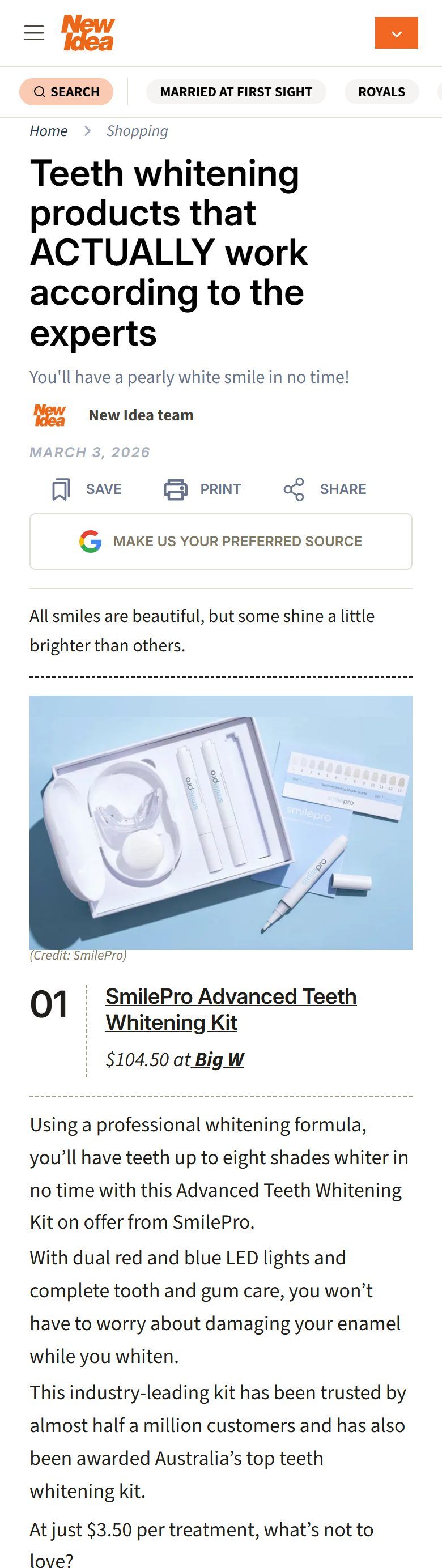 New Idea: Teeth whitening products that actually work, according to the experts